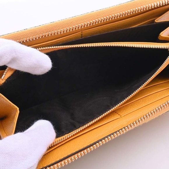 Gucci Cutout Interlocking G GG Supreme Leather Zip Around Wallet Long 701423 ... - Picture 7 of 9
